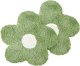Beliani 2 bawełniane poduszki dekoracyjne dla dzieci kwiaty 30 x 30 cm zielone SORREL 1