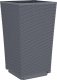 vidaXL Donice ogrodowe, 4 szt., szare, 32,5x32,5x57, PP 7