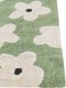 Beliani Dywan dziecięcy bawełniany w kwiaty 140 x 200 cm zielony MOKHVA 5