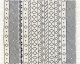 Beliani Koc bawełniany 200 x 220 cm beżowy z granatowym NAJUY 3