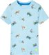 vidaXL Koszulka dziecięca z krótkimi rękawami, jasnoniebieski melanż, 116 1