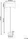 Lampa podłogowa Beliani Lampa podłogowa metalowa srebrna CALVILLO 9