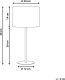 Lampa stołowa Beliani Lampa stołowa boucle beżowa VINAZCO 9