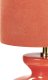 Lampa stołowa Beliani Lampa stołowa zamsz pomarańczowa OTEROS 5