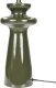 Lampa stołowa Beliani Lampa stołowa zamsz zielona OTEROS 6