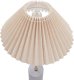Lampa stołowa Beliani Lampa stołowa lniana beżowa BALUARTE 5