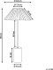 Lampa stołowa Beliani Lampa stołowa lniana beżowa BALUARTE 8