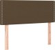 vidaXL Łóżko kontynentalne z materacem, ciemnobrązowe, 120x190 cm 7