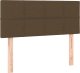 vidaXL Łóżko kontynentalne z materacem, ciemnobrązowe, 120x190 cm 7