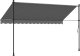 vidaXL Markiza zwijana, antracytowa, 350x150 cm, tkanina i stal 5