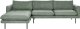 Beliani Prawostronny narożnik tapicerowany zielony VINTERBRO 1