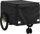 vidaXL Przyczepka rowerowa, czarna, 45 kg, żelazo 4