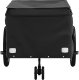 vidaXL Przyczepka rowerowa, czarna, 45 kg, żelazo 6