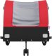 vidaXL Przyczepka rowerowa, czarno-czerwona, 45 kg, żelazo 6