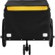 vidaXL Przyczepka rowerowa, czarno-żółta, 30 kg, żelazo 6