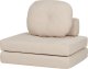 Beliani Sofa rozkładana jednoosobowa beżowa OLDEN 4
