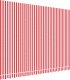 vidaXL Tkanina na wymianę do markizy, czerwono-białe paski, 4x3 m 2