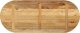 vidaXL Blat stołu, 120x50x3,8 cm, owalny, surowe drewno mango 5
