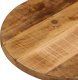 vidaXL Blat stołu, 120x50x3,8 cm, owalny, surowe drewno mango 6