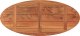 vidaXL Blat do stołu, 100x40x3,8 cm, owalny, lite drewno akacjowe 5
