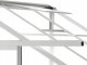 Selsey Szklarnia ogrodowa  aluminiowa poliwęglanowa 2,3 m2 trzysekcyjna z fundamentem 124x185 cm srebrna 3