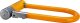 Kryptonite Zapięcie U-Lock Kryptonite Kryptolok Mini-7 Light Orange 8,2cm X 17,8cm, 2 klucze 3