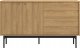 Selsey Komoda dwudrzwiowa Olar 154cm z czterema szufladami Hikora naturalna 4