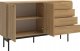 Selsey Komoda dwudrzwiowa Olar 154cm z czterema szufladami Hikora naturalna 6