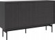Selsey Komoda dwudrzwiowa Olar 154cm z czterema szufladami Jesion Portland czarny 1