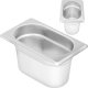 Royal Catering Pojemnik gastronomiczny GN 1/9 100 mm 0.9 l stal nierdzewna Pojemnik gastronomiczny GN 1/9 100 mm 0.9 l stal nierdzewna 1