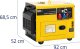Agregat MSW Agregat generator prądotwórczy diesel na kółkach 230/400 V 7500 W 8.75 kVA 16 l Agregat generator prądotwórczy diesel na kółkach 230/400 V 7500 W 8.75 kVA 16 l 6