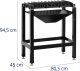 Stamos Germany Stół do ręcznego cięcia plazmą warsztatowy STAL 80 x 45 cm Stół do ręcznego cięcia plazmą warsztatowy STAL 80 x 45 cm 6