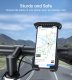 Choetech Uchwyt rowerowy motocyklowy na telefony 4.7-7'' na kierownicę czarny Uchwyt rowerowy motocyklowy na telefony 4.7-7'' na kierownicę czarny 3