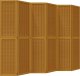 vidaXL vidaXL Parawan pokojowy, 6-panelowy, brązowy, lite drewno paulowni 2
