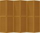 vidaXL vidaXL Parawan pokojowy, 6-panelowy, brązowy, lite drewno paulowni 4
