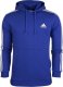 Adidas Bluza męska adidas Essentials 3-Stripes Hoodie niebieska HL2228 S 1
