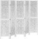 vidaXL vidaXL Parawan pokojowy, 5-panelowy, biały, lite drewno paulowni 2