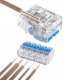 Simet Szybkozłączka otwierana do linek i drutów 3x 0,2-4mm2 32A 1szt. Simet Ideal SCL3 88000313S transparentna/niebieska 2