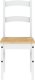 vidaXL vidaXL Krzesła stołowe, 2 szt., białe, 40x46x99 cm, drewno sosnowe 4