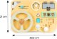 Ecotoys Drewniana tablica manipulacyjna kierownica samochód dla dzieci ECOTOYS 3