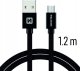 Kabel USB Sourcing USB-A - micro-B 1.2 m Czarny (SW-QU-MICR-USB-1.2-BK) 2