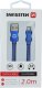 Kabel USB Sourcing Textile USB / Lightning 2.0 m Srebrny (SW-QU-LIGH-3A-2M-SI) 11