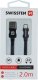 Kabel USB Sourcing Textile USB / Lightning 2.0 m Srebrny (SW-QU-LIGH-3A-2M-SI) 5