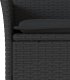 vidaXL vidaXL 7-cz. zestaw mebli ogrodowych z poduszkami, czarny, polirattan 5