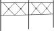 vidaXL Metalowe wezgłowie, czarne, 180 cm 2