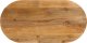 vidaXL Blat stołu, 100x50x3,8 cm, owalny, lite drewno mango 1