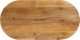 vidaXL Blat stołu, 110x40x3,8 cm, owalny, lite drewno mango 1