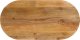 vidaXL Blat stołu, 140x50x2,5 cm, owalny, lite drewno mango 1