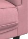 vidaXL Fotel z poduszką, różowy, aksamit 7
