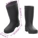 vidaXL Kalosze, czarne, rozmiar 39, PVC 9